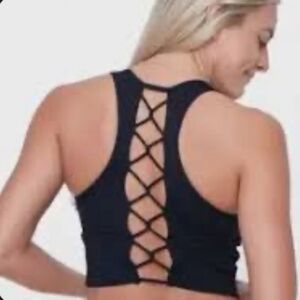 M | NWOT Black Sports Bra